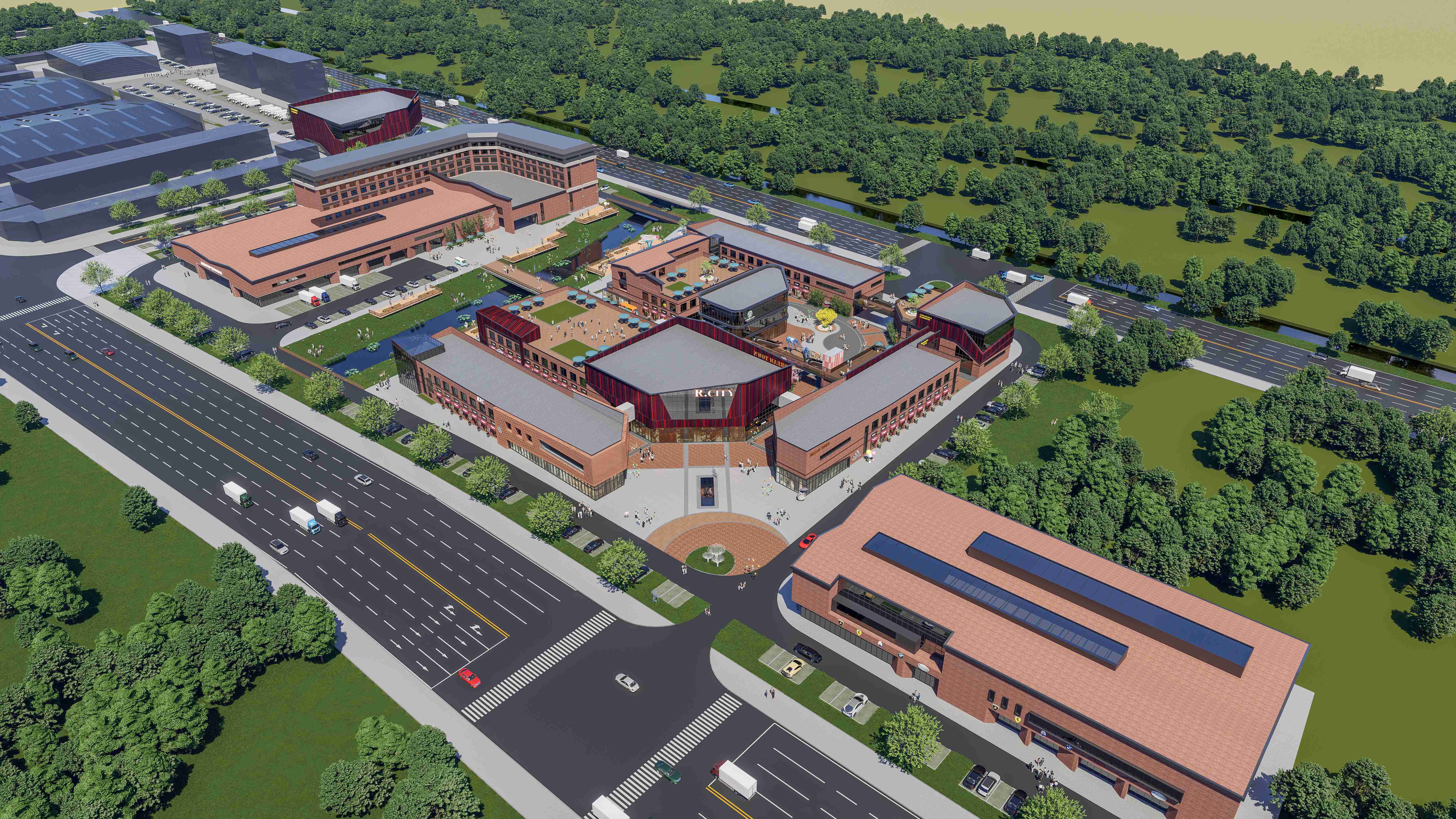 汽车科技城建筑设计_产业园区建筑规划咨询机构:大驰创新